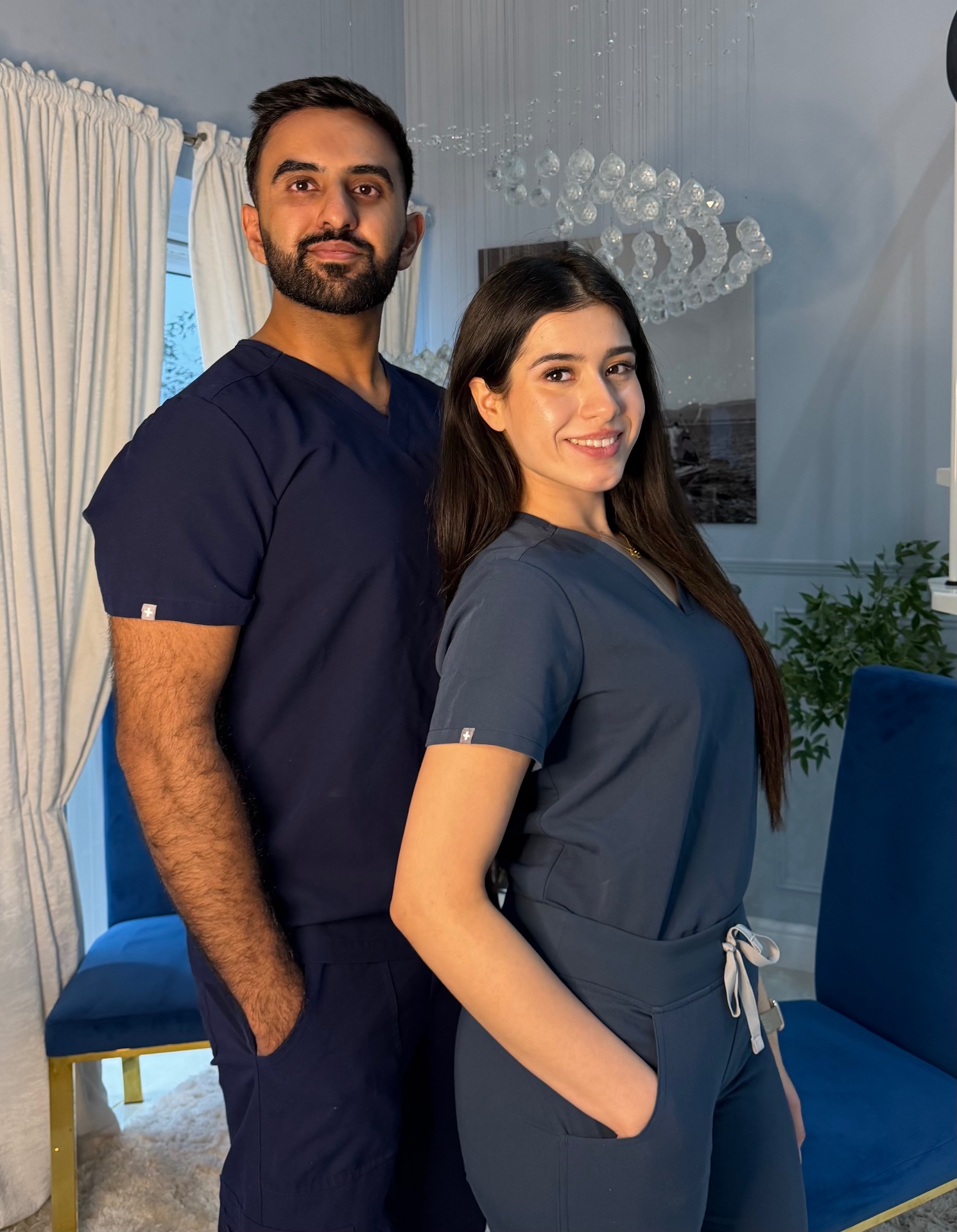 Dr Ahsan Qaisar and Dr Nyle Qaisar, founders of aekho