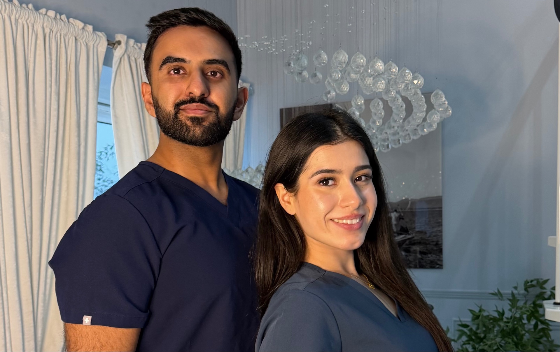 Dr Ahsan Qaisar and Dr Nyle Qaisar, founders of aekho